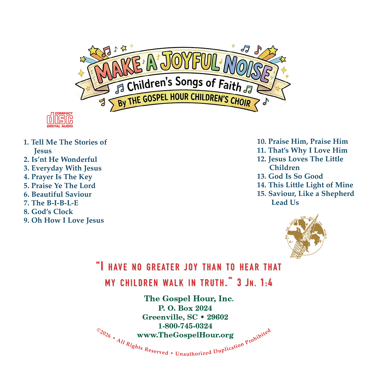 Make a Joyful Noise (Children's Songs of Praise)